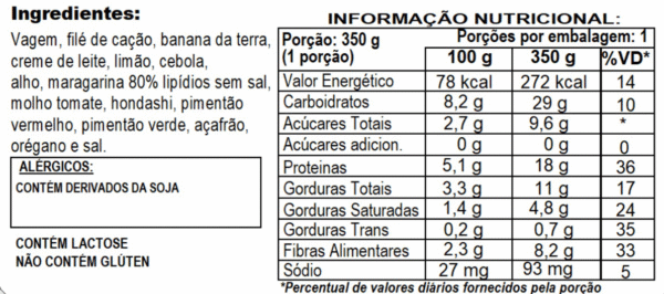 CAÇÃO A ESPANHOLA + PURÊ DE BANANA DA TERRA + VAGEM ALHO E ÓLEO - Imagem 2